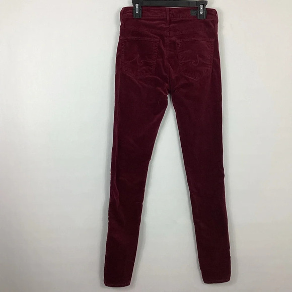 Adriano Goldschmied The Farrah Skinny Velvet Jeans Size 24R - Picture 4 of 9